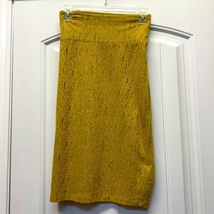 LuLaRoe Cassie Jacquard pencil skirt size L